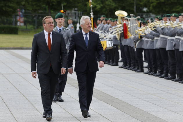 Pistorius , ZÅ¯na Inaugural visit Defense Minister Pistorius receives Czech counterpart ZÅ¯na , on 09 06 2026 in Berlin, Berlin Bendlerblock, Bundeswehr, , Germany