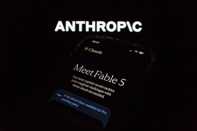 June 10, 2026, Taichung, Taiwan: Anthropic on Tuesday introduced Claude Fable 5, as seen featured on its webpage, displayed on a smartphone. Taichung Taiwan - ZUMAc217 20260610_zip_c217_003 Copyright: xAndrexM.xChangx