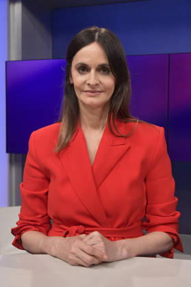 Iris Sayram on the ARD talk show maischberger in Studio Berlin Adlershof Berlin, 09 06 2026 Foto:xM.xBehrensx xFuturexImagex maischberger0906_6613