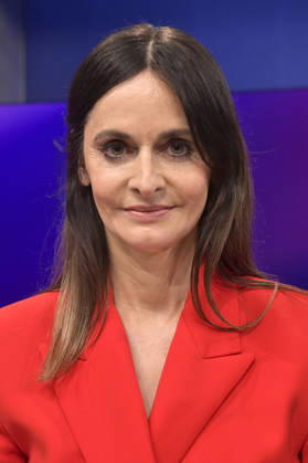 Iris Sayram on the ARD talk show maischberger in Studio Berlin Adlershof Berlin, 09 06 2026 Foto:xM.xBehrensx xFuturexImagex maischberger0906_6615