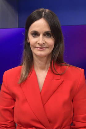 Iris Sayram on the ARD talk show maischberger in Studio Berlin Adlershof Berlin, 09 06 2026 Foto:xM.xBehrensx xFuturexImagex maischberger0906_6614