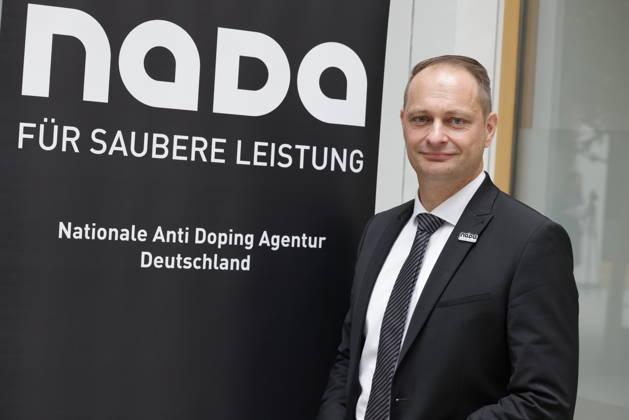 Dr. Lars Mortsiefer, Chairman of the Board and Head of the Legal Department of NADA, Germany, Berlin, Haus der Bundespressekonferenz Press Conference, Topic National Anti Doping Agency Germany NADA