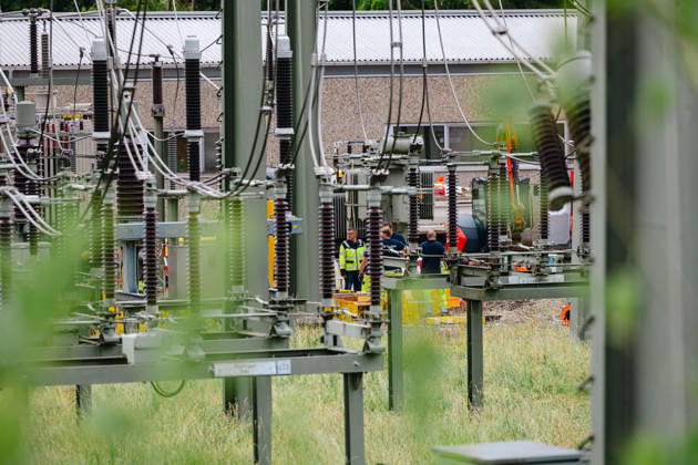 Current themed pictures Current situation in Reutlingen Betzingen after the power cut, 10 06 2026 Current themed pictures Current situation in Reutlingen Betzingen after the power cut, 10 06 2026, View of transformer station in Markwiesenstrasse Betzingen Copyright: xEibner-Pressefoto DimitrixDrofitschx EP_ddh