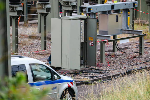 Current themed pictures Current situation in Reutlingen Betzingen after the power outage, 10 06 2026 Current themed pictures Current situation in Reutlingen Betzingen after the power outage, 10 06 2026, View of transformer station in Markwiesenstrasse Betzingen Netze BW Copyright: xEibner-Pressefoto DimitrixDrofitschx EP_ddh