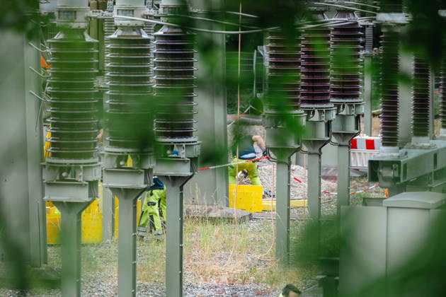 Current themed pictures Current situation in Reutlingen Betzingen after the power outage, 10 06 2026 Current themed pictures Current situation in Reutlingen Betzingen after the power outage, 10 06 2026, View of transformer station in Markwiesenstrasse Betzingen Netze BW Copyright: xEibner-Pressefoto DimitrixDrofitschx EP_ddh