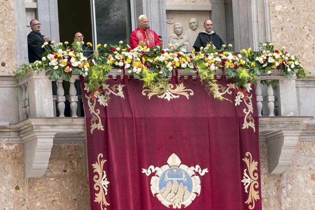 Pope Leon XIV At Basilica Of Montserrat - Barcelona Pope Leon XIV visits the Basilica of Montserrat, a place of faith, tradition, and spiritual heritage, during a historic and deeply meaningful visit in Montserrat near Barcelona, Catalonia, Spain on June 10, 2026, marked by moments of prayer, reflection, and communion. Photo by S.Villarroel ALTERPHOTOS ABACAPRESS.COM Barcelona Spain Copyright: xAlterPhotos ABACAx