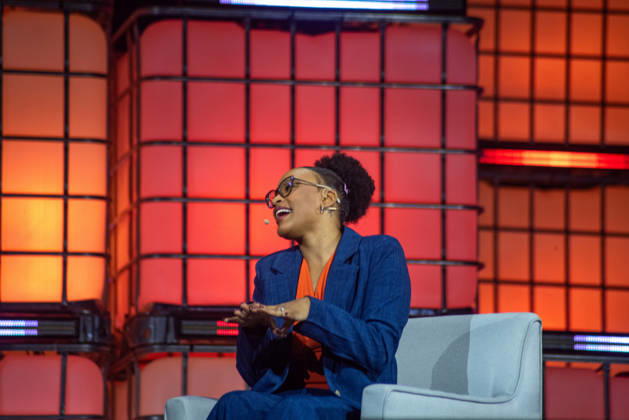 RIO DE JANEIRO, RJ - 10.06.2026: WEB SUMMIT RIO 2026 - Rebecca Andrade at Web Summit Rio, one of the world& 39;s largest technology, innovation, and business conferences, bringing together CEOs, startup founders, and global investors, on June 10th, taking place at Riocentro in Rio de Janeiro, RJ. x2959849x CristianexMota