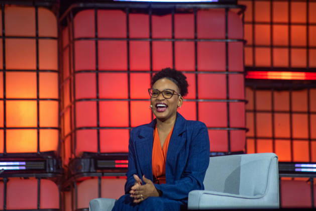 RIO DE JANEIRO, RJ - 10.06.2026: WEB SUMMIT RIO 2026 - Rebecca Andrade at Web Summit Rio, one of the world& 39;s largest technology, innovation, and business conferences, bringing together CEOs, startup founders, and global investors, on June 10th, taking place at Riocentro in Rio de Janeiro, RJ. x2959856x CristianexMota
