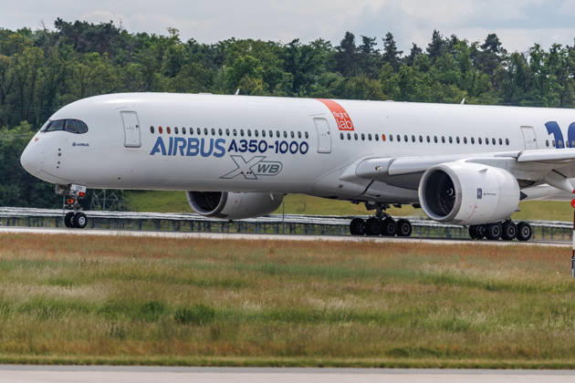 Opening tour of the ILA Flight program with the Airbus 350 1000 at the ILA in Berlin Brandenburg on 10 06 2026 Berlin Germany