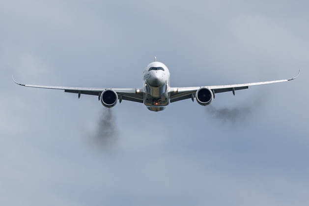 Opening tour of the ILA Flight program with the Airbus 350 1000 at the ILA in Berlin Brandenburg on 10 06 2026 Berlin Germany