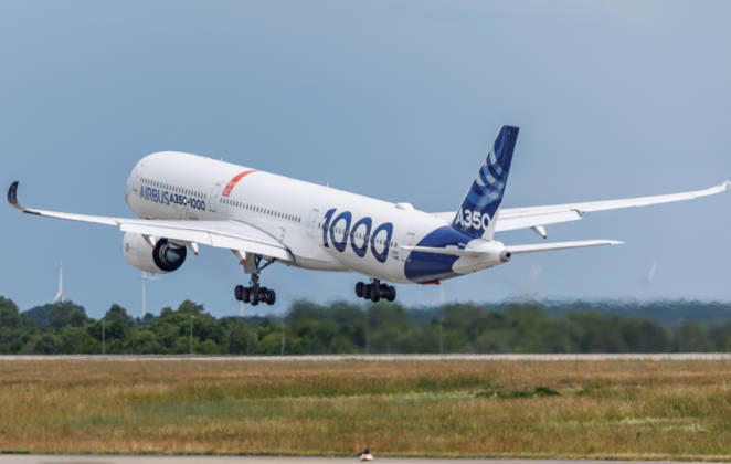 Opening tour of the ILA Flight program with the Airbus 350 1000 at the ILA in Berlin Brandenburg on 10 06 2026 Berlin Germany