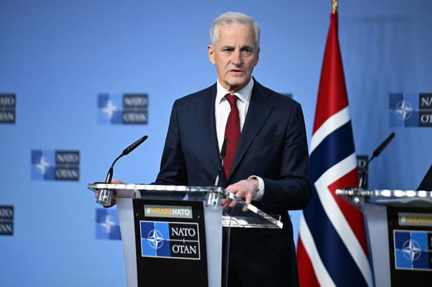 NATO Secretary General Rutte - Norwegian Prime Minister Store press conference in Brussels BRUSSELS, BELGIUM - JUNE 11: NATO Secretary General Mark Rutte (not seen) and Norwegian Prime Minister Jonas Gahr Store hold a press conference at NATO Headquarters in Brussels, Belgium, on June 11, 2026. Dursun Aydemir Anadolu Brussels Belgium. Editorial use only. Please get in touch for any other usage.  Copyright: x2026xAnadoluxDursunxAydemirx