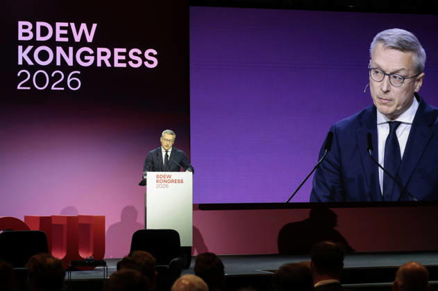 Karsten Wildberger at the BDEW Congress 2026 in the Berlin Station, 11 06 2026 Foto:xR.xSchmiegeltx xFuturexImagex bdew_6612