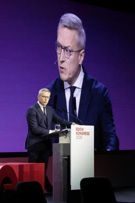 Karsten Wildberger at the BDEW Congress 2026 in the Berlin Station, 11 06 2026 Foto:xR.xSchmiegeltx xFuturexImagex bdew_6613