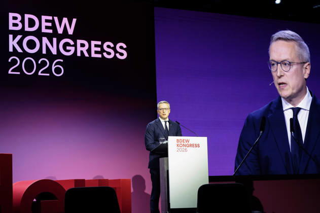 Karsten Wildberger at the BDEW Congress 2026 in the Berlin Station, 11 06 2026 Foto:xR.xSchmiegeltx xFuturexImagex bdew_6614