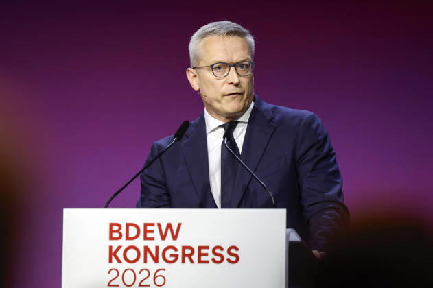 Karsten Wildberger at the BDEW Congress 2026 in the Berlin Station, 11 06 2026 Foto:xR.xSchmiegeltx xFuturexImagex bdew_6628