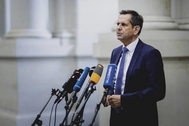 Olaf Lies, Minister President of Lower Saxony, recorded during a press statement before the Bundesrat meeting in Berlin, 12 06 2026 Berlin Germany Copyright: xFlorianxGaertnerx