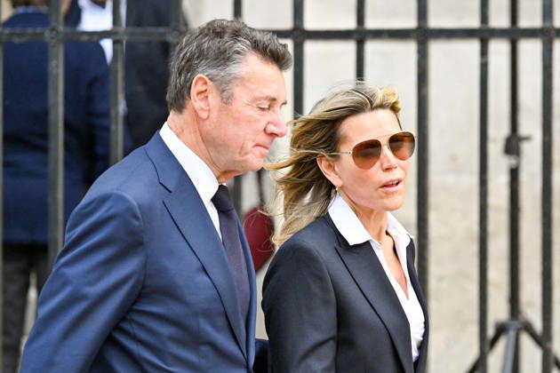 Christian Estrosi and his wife Laura Tenoudji Estrosi at the funeral of B Chirac in the Sainte Clotilde Basilica in Paris 7th arrondissement on June 12, 2026 The former first lady of France died on June 5, 2026 at the age of 93 Jacovides Liewig Bestimage The funeral of B Chirac in the Sainte Clotilde Basilica in Paris 7th arrondissement on June 12, 2026 The former first lady of France died on June 5, 2026 at the age of 93 Paris France  Copyright: xJacovidesx xLiewigx xBestimagexJacovidesx xLiewigx xBestimagex