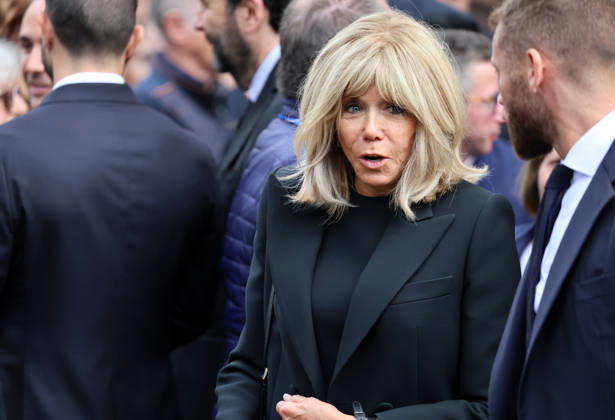 Departs des obseques de Bernadette Chirac en la Basilique Sainte-Clotilde Ã Paris, France le 12 juin 2026 Brigitte Macron- Departs des obseques de Bernadette Chirac en la Basilique Sainte-Clotilde Ã Paris, France le 12 juin 2026  Copyright: xDFY+DKRx