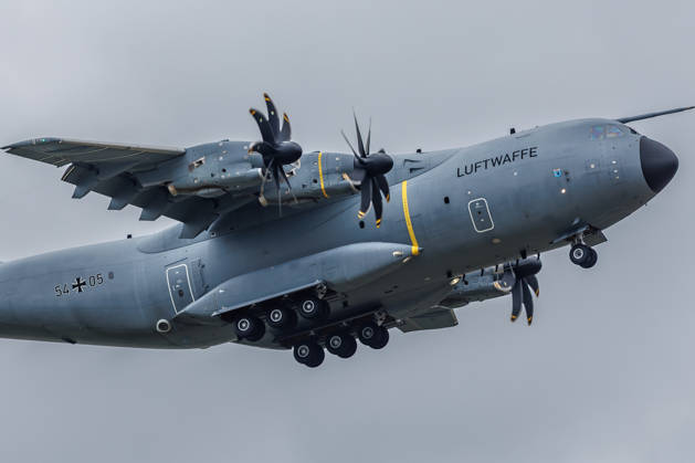 Flight program with the Airbus A400M Flight program with the Airbus A400M at the ILA in Berlin Brandenburg on 12 06 2026 Berlin Germany