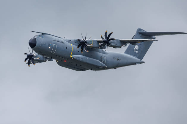Flight program with the Airbus A400M Flight program with the Airbus A400M at the ILA in Berlin Brandenburg on 12 06 2026 Berlin Germany