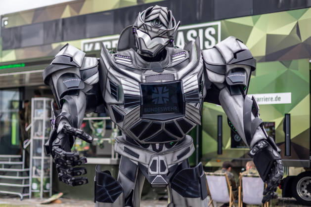 Humanoid Roborter of the German Armed Forces Humanoid Roborter of the German Armed Forces at the ILA in Berlin Brandenburg on 12 06 2026 Berlin Germany