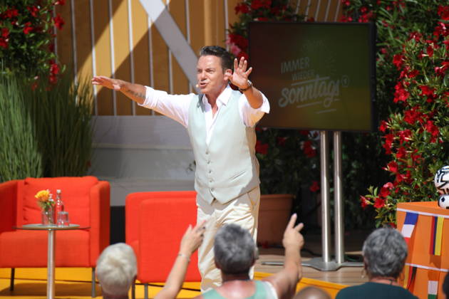 Stefan Mross on the ARD TV show Immer wieder sonntags at Europa Park Rust, 14 06 2026 Copyright: xAgenturxMatthiasxWehnertx xM.xGränzdörferx