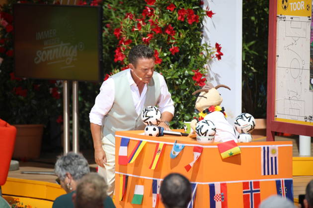 Stefan Mross on the ARD TV show Immer wieder sonntags at Europa Park Rust, 14 06 2026 Copyright: xAgenturxMatthiasxWehnertx xM.xGränzdörferx