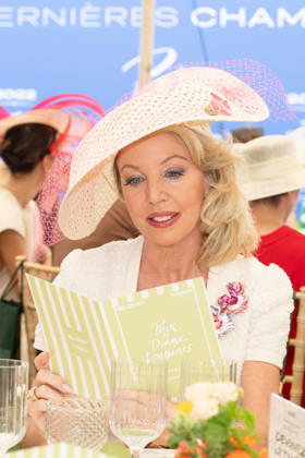 Prix De Diane Longines 2026 - Chantilly Princess Camilla de Bourbon Siciles attends the Prix de Diane Longines 2026 at Hippodrome de Chantilly on June 14, 2026 in Chantilly, France. Photo by Laurent Zabulon ABACAPRESS.COM Chantilly France  Copyright: xZabulonxLaurent ABACAx