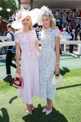 Prix De Diane Longines 2026 - Chantilly Princess Maria-Carolina de Bourbon Siciles and Princess Maria-Chiara de Bourbon Siciles attend the Prix de Diane Longines 2026 at Hippodrome de Chantilly on June 14, 2026 in Chantilly, France. Photo by Laurent Zabulon ABACAPRESS.COM Chantilly France  Copyright: xZabulonxLaurent ABACAx