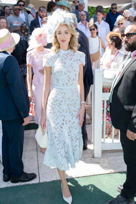 Prix De Diane Longines 2026 - Chantilly Princess Maria-Chiara de Bourbon Siciles attends the Prix de Diane Longines 2026 at Hippodrome de Chantilly on June 14, 2026 in Chantilly, France. Photo by Laurent Zabulon ABACAPRESS.COM Chantilly France  Copyright: xZabulonxLaurent ABACAx