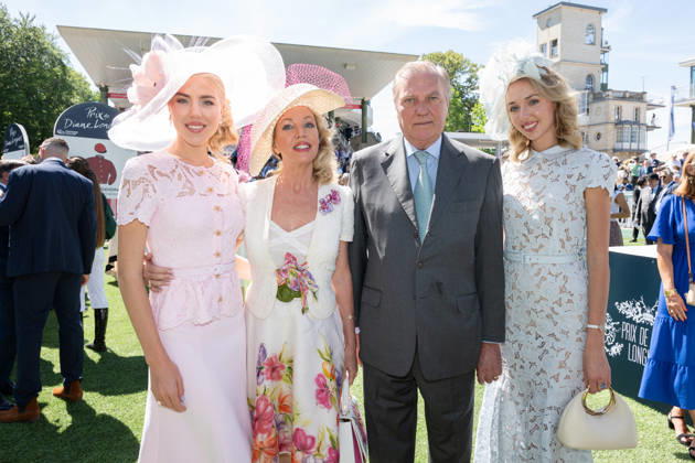 Prix De Diane Longines 2026 - Chantilly Princess Maria-Carolina de Bourbon Siciles, Princess Camilla de Bourbon Siciles, Prince Charles de Bourbon Siciles and Princess Maria-Chiara de Bourbon Siociles attend the Prix de Diane Longines 2026 at Hippodrome de Chantilly on June 14, 2026 in Chantilly, France. Photo by Laurent Zabulon ABACAPRESS.COM Chantilly France  Copyright: xZabulonxLaurent ABACAx