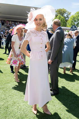 Prix De Diane Longines 2026 - Chantilly Princess Maria-Carolina de Bourbon Siciles attends the Prix de Diane Longines 2026 at Hippodrome de Chantilly on June 14, 2026 in Chantilly, France. Photo by Laurent Zabulon ABACAPRESS.COM Chantilly France  Copyright: xZabulonxLaurent ABACAx