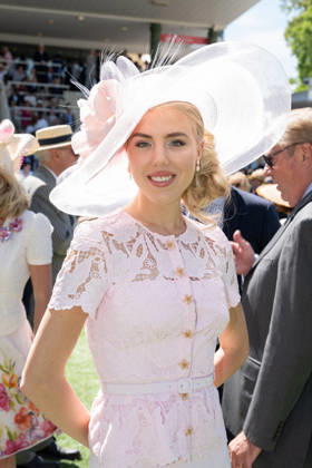 Prix De Diane Longines 2026 - Chantilly Princess Maria-Carolina de Bourbon Siciles attends the Prix de Diane Longines 2026 at Hippodrome de Chantilly on June 14, 2026 in Chantilly, France. Photo by Laurent Zabulon ABACAPRESS.COM Chantilly France  Copyright: xZabulonxLaurent ABACAx