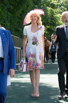 Prix De Diane Longines 2026 - Chantilly Princess Maria-Carolina de Bourbon Siciles attends the Prix de Diane Longines 2026 at Hippodrome de Chantilly on June 14, 2026 in Chantilly, France. Photo by Laurent Zabulon ABACAPRESS.COM Chantilly France  Copyright: xZabulonxLaurent ABACAx
