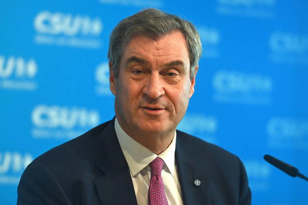 Markus SOEDER State Premier of Bavaria and CSU Chairman, single image, cropped single motif, portrait, portrait, portrait press conference following the board meeting of the CSU Presidium at the CSU state leadership in Munich on 15 06 2026