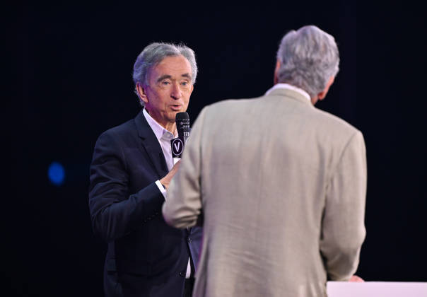 Paris VivaTech 2026 PARIS, FRANCE - JUNE 17: Bernard Arnault, Chairman and CEO of LVMH attends the 10th edition of the VivaTech technology startup and innovation fair at the Porte de Versailles exhibition center in Paris, France, on June 17, 2026. Mustafa Yalcin Anadolu Paris France. Editorial use only. Please get in touch for any other usage.  Copyright: x2026xAnadoluxMustafaxYalcinx