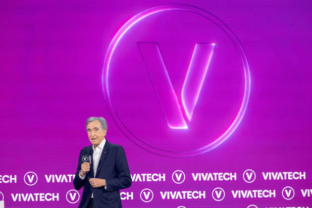 Vivatech 2026 - Opening Ceremony with Bernard Arnault LVMH chairman and CEO Bernard Arnault during the opening ceremony at the VivaTech technology startups and innovation fair at the Paris Expo Porte de Versailles, in Paris, France on June 17, 2026. Photo by Alexis Jumeau ABACAPRESS.COM Paris France  Copyright: xJumeauxAlexis ABACAx