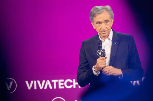 Vivatech 2026 - Opening Ceremony with Bernard Arnault LVMH chairman and CEO Bernard Arnault during the opening ceremony at the VivaTech technology startups and innovation fair at the Paris Expo Porte de Versailles, in Paris, France on June 17, 2026. Photo by Alexis Jumeau ABACAPRESS.COM Paris France  Copyright: xJumeauxAlexis ABACAx