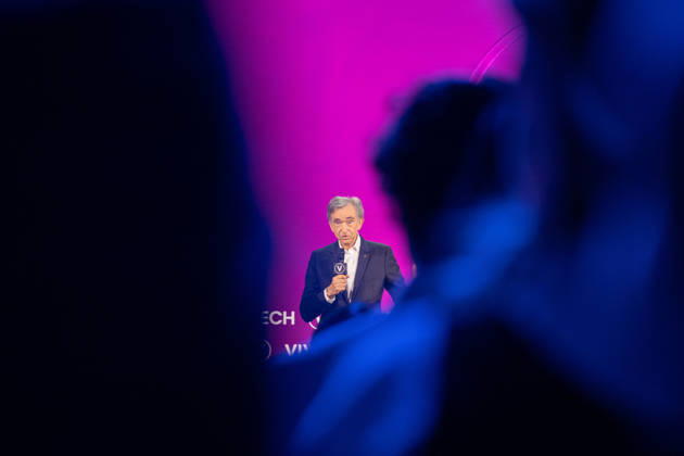 Vivatech 2026 - Opening Ceremony with Bernard Arnault LVMH chairman and CEO Bernard Arnault during the opening ceremony at the VivaTech technology startups and innovation fair at the Paris Expo Porte de Versailles, in Paris, France on June 17, 2026. Photo by Alexis Jumeau ABACAPRESS.COM Paris France  Copyright: xJumeauxAlexis ABACAx