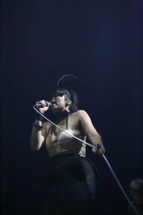 Celeste Epiphany Waite, also known as Celeste, at a concert at the Tempodrom in Berlin, June 17, 2026 Celeste Concert Berlin,detected_source_language