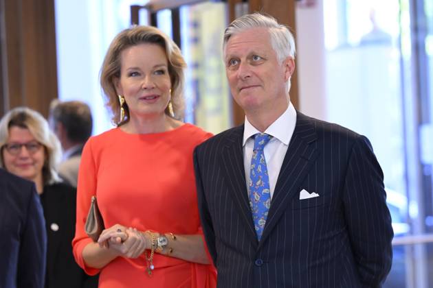 King Philippe And Queen Mathilde Visit Media Square EVERE, BELGIUM - JUNE 18: King Philippe of Belgium and Queen Mathilde of Belgium pictured visiting Media Square, the RTBF s new headquarters in Brussels.on June 18, 2026 in Evere, Belgium, 18 06 2026 Evere Belgium  Copyright: xPhilipxReynaersx