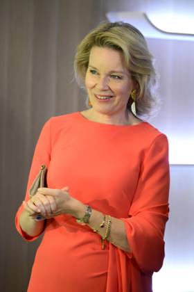 King Philippe And Queen Mathilde Visit Media Square EVERE, BELGIUM - JUNE 18: Queen Mathilde of Belgium pictured visiting Media Square, the RTBF s new headquarters in Brussels.on June 18, 2026 in Evere, Belgium, 18 06 2026 Evere Belgium  Copyright: xPhilipxReynaersx