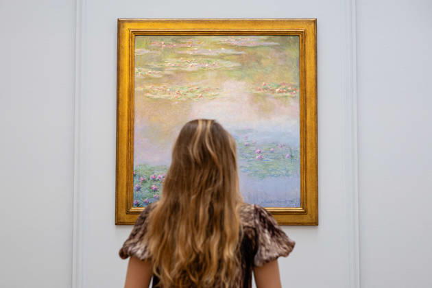Sotheby s London Modern and Contemporary June Sales Preview, London, UK 18 June 2026 Claude Monet s Nymphà as, estimated at £30,000,000-40,000,000, at Sotheby s London, Mayfair, London, UK, on 18 June 2026. The work, being exhibited in the UK for the first time, carries the highest estimate ever placed on a work by Monet to come to auction in Europe, and will be offered at auction on 24 June 2026 alongside the celebrated Lewis Collection., Credit:Pete Speller Avalon Copyright: xPetexSpellerx xAvalonx 1111012373
