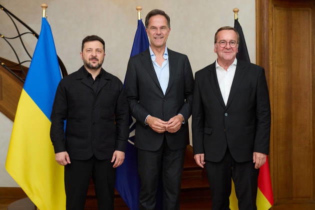 NATO Summit on June 18, 2026, in Brussels; from left Poolfoto SvenSimon-ThePresidentialOfficeU ,EDITORIAL USE ONLY