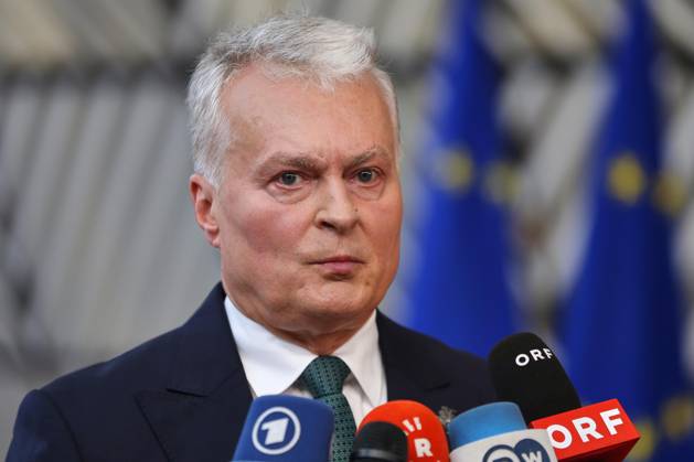 Brussels, Belgium, June 18, 2026; European Union Building; EU Summit; Gitanas Nauseda, President of Lithuania,detected_source_language Copyright: xdtsxNachrichtenagenturx dts_123905