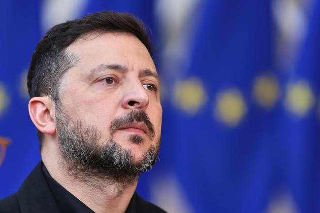 Brussels, Belgium, June 18, 2026, Europe Building, EU Summit, Volodymyr Zelenskyy, President of Ukraine,detected_source_language Copyright: xdtsxNachrichtenagenturx dts_123916