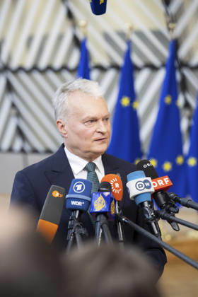 European Council Brussels, 18 06 2026 : European Council . Over a two-day summit, EU leaders will discuss key issues such as Europe s economic competitiveness, the EU s long-term budget, defence capabilities, Ukraine and the Middle East. Pix : Gitanas Nauseda . Credit : Content Curation . Brussels Belgium  Copyright: xContentxCurationx AurorexMartignonix xCCx
