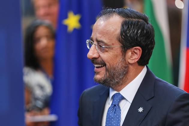 Brussels, Belgium, June 18, 2026, European Union Building, EU Summit, Nikos Christodoulidis, President of the Republic of Cyprus,detected_source_language Copyright: xdtsxNachrichtenagenturx dts_123968