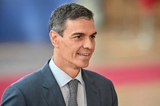 BRUSSELS - Spanish Prime Minister Pedro Sanchez Perez-Castejon arrives for the first day of the European Council. The leaders of the EU countries are meeting to discuss, among other things, Ukraine and the Middle East. JONAS ROOSENS ANP netherlands out - belgium out  Copyright: xx x561369178x originalFilename: 561369178.jpg